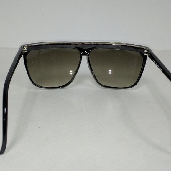 NWT True Vintage 90's Acetate Lady High Fashion Sunglasses (Black/C.Burgundy) - Picture 3 of 4